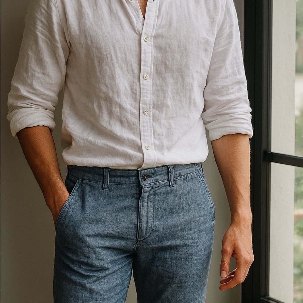 Levi's Blue Chinos for Men